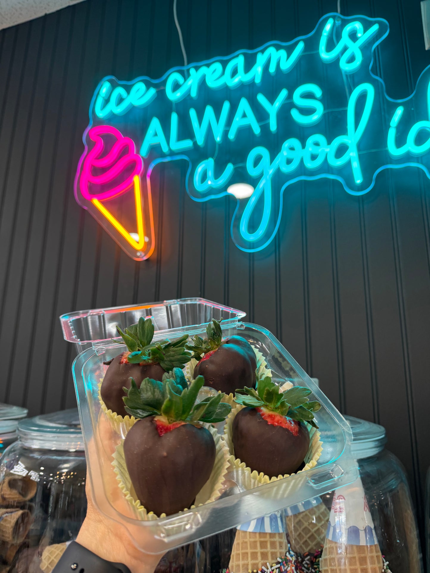Dipped-Chocolate Covered Strawberries