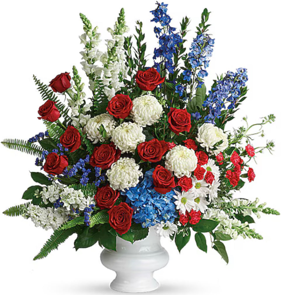 Remembrance in Red, White & Blue